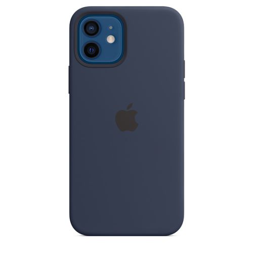 Apple iPhone 12/12 Pro Silicone Case w/MagSafe Deep Navy