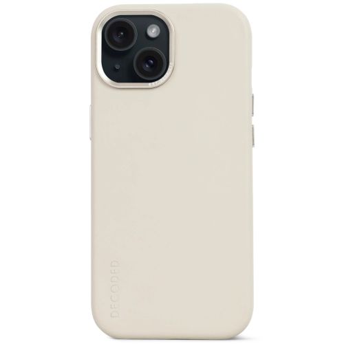 DECODED Leather Detachable Wallet Case w/MagSafe for iPhone 15 Plus - Clay