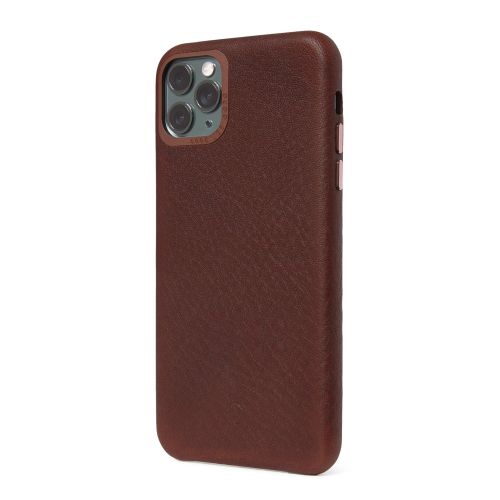 Decoded Leather BackCover iPhone 11 Pro Max Brown