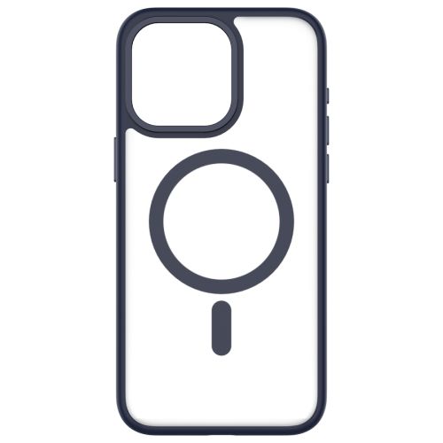 QDOS Hybrid Soft Case for iPhone 15 Pro Max - Dark Blue