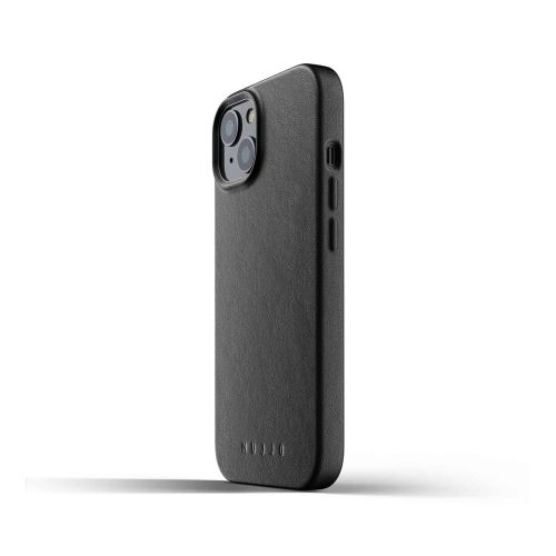 Mujjo Full Leather Case for iPhone 13 - Black