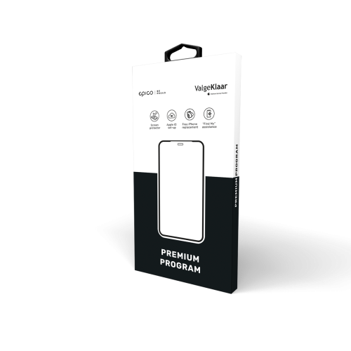 Valge Klaar by EPICO PREMIUM PROGRAM 3D+ GLASS iPhone X/XS/11 Pro - black