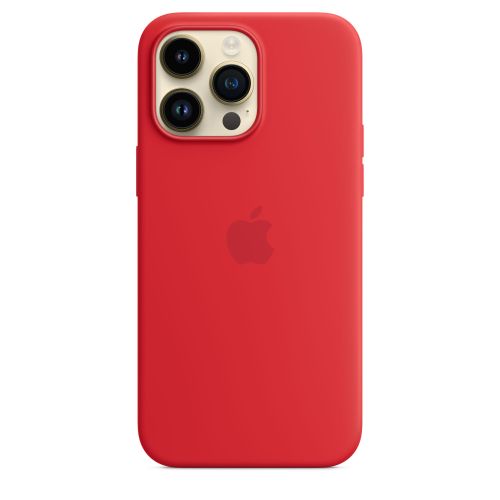 Apple iPhone 14 Pro Max Silicone Case w/MagSafe (PRODUCT)RED