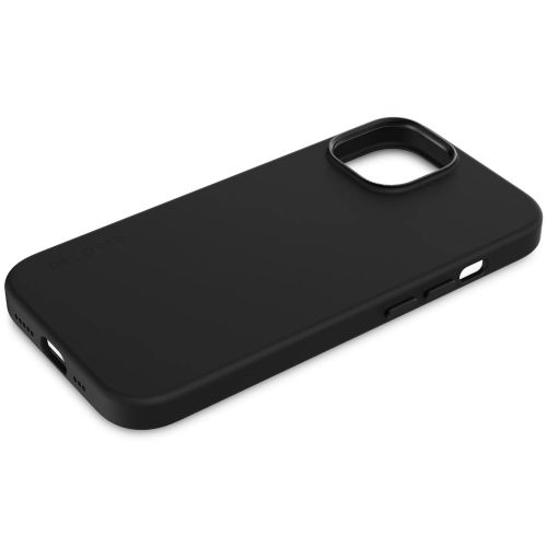 DECODED Silicone Backcover w/MagSafe for iPhone 15 Plus - Graphine Black