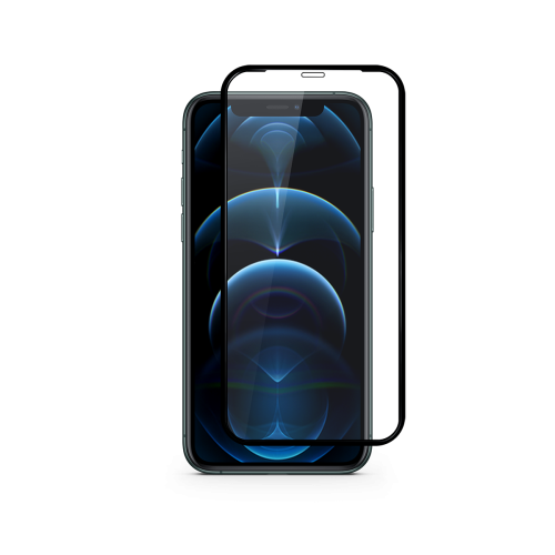 Valge Klaar by EPICO HERO GLASS iPhone 12 / 12 Pro (6,1") - black