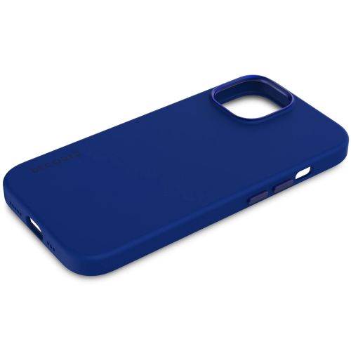 DECODED Silicone Backcover w/MagSafe for iPhone 15 Plus - Galactic Blue