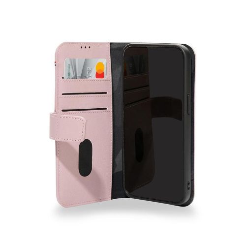 DECODED Detachable Wallet Case iPhone 13 Leather Powder Pink